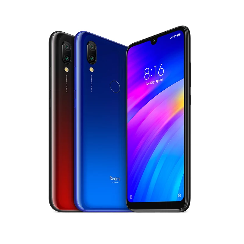 
Cheapest Global Version Xiaomi Redmi 7 3GB 64GB Mobile Phone Snapdragon 632 Octa Core 4000mAh 6.26inch Dual Cameras 