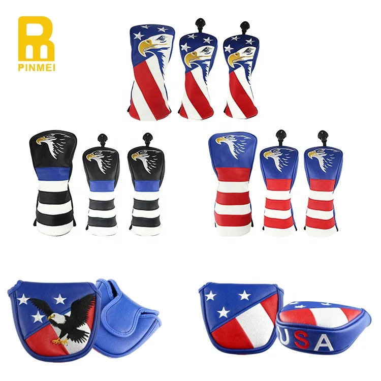 Embroidery Clover Utility Woods Golf Head Covers Buy Custom Made Golf