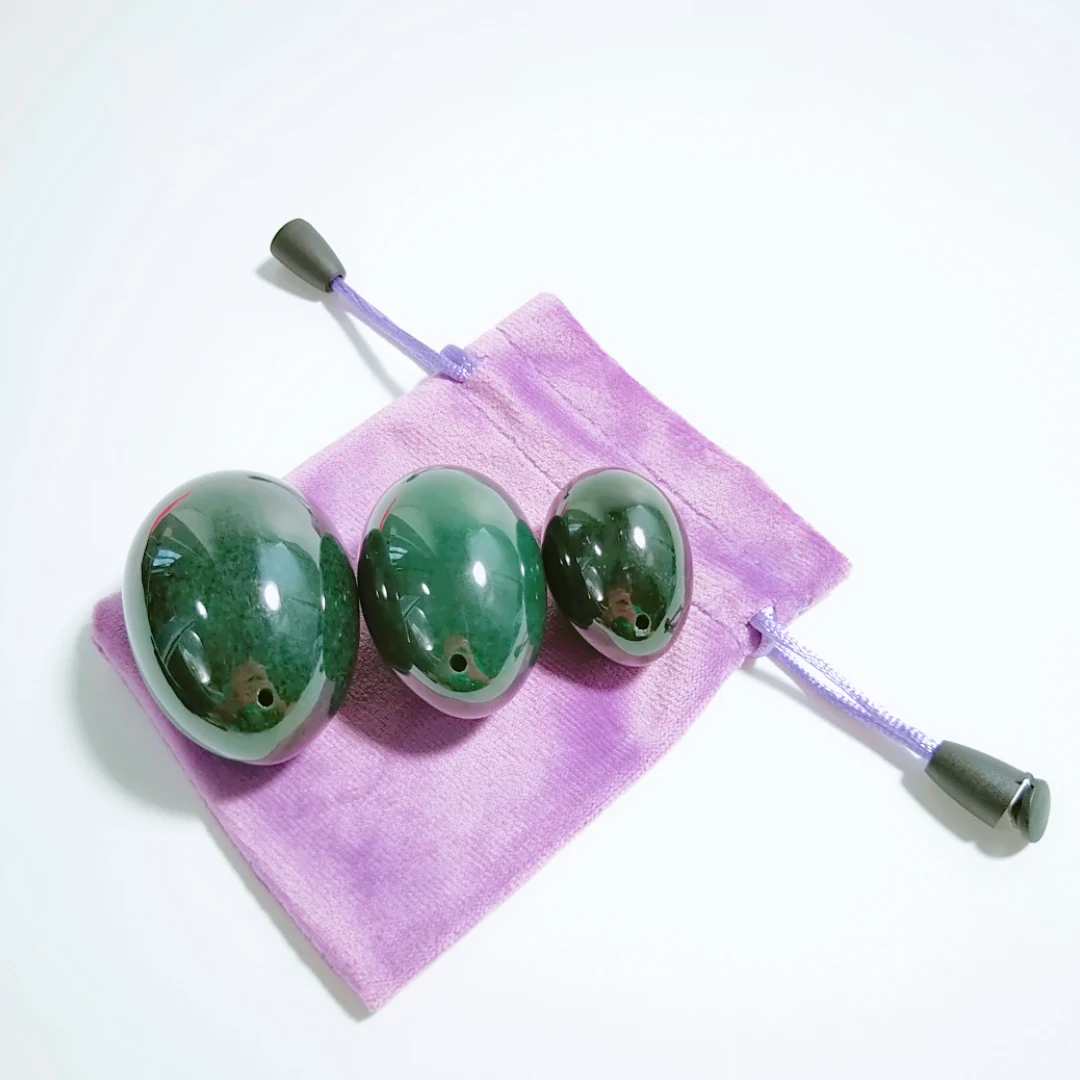 

2020 best selling sex toys nephrite jade egg natural yoni egg set