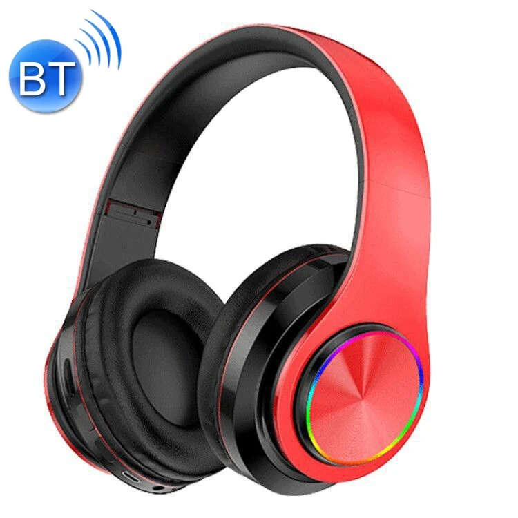 

B39 Wireless BT V5.0 Stereo Sound Wireless Earphone Headset Headphone Headset (Red)