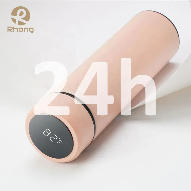

LED Smart Water Bottle Product Ideas Private Label 304 Stainless Steel 2021 New with Temperature Display