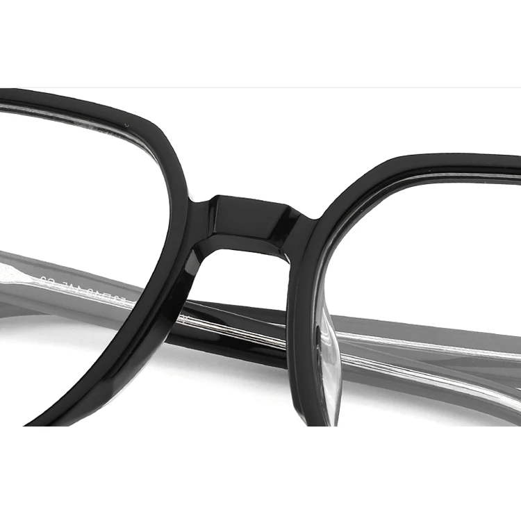 

Italian Design Wholesale big size Square Acetate Eyewear Optical Frames In Stock
