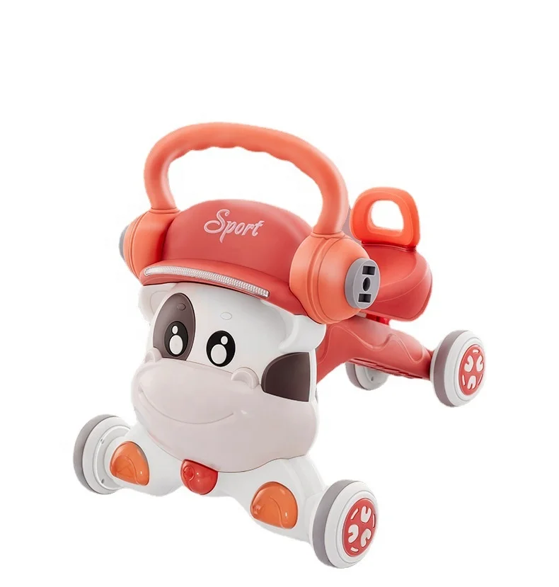 

Three in one baby walker baby learn to walk O-leg prevent roll-over children hand push-walker, 6 color