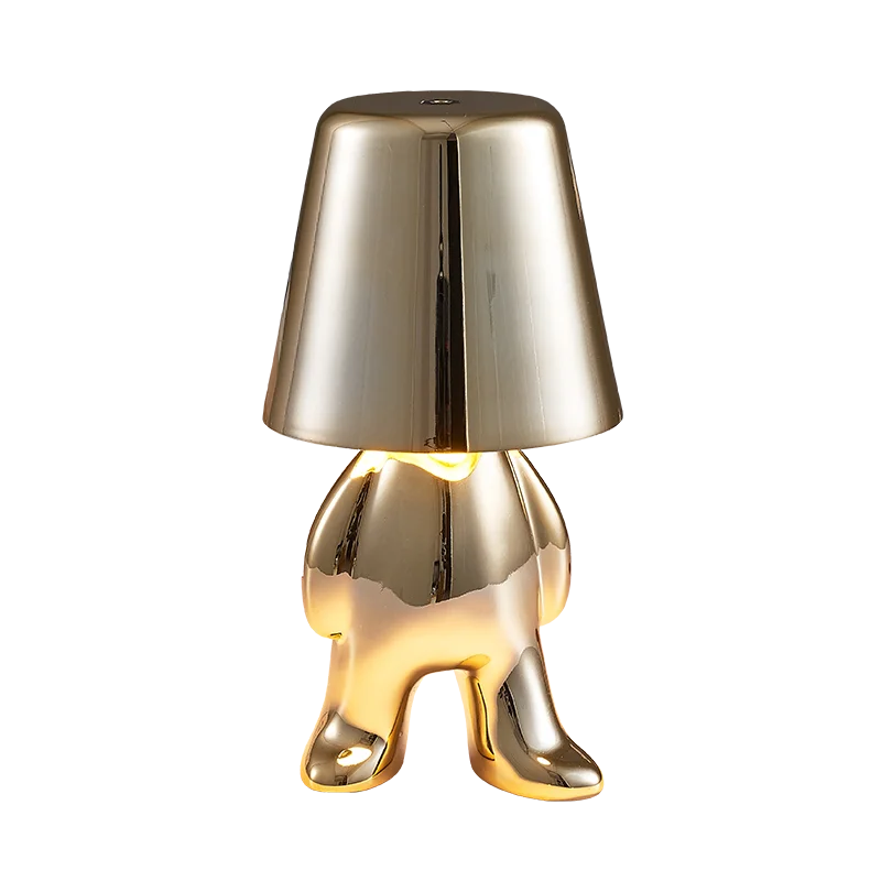 

post modern lamp nordic creative table aluminum smart touch dimming The elegant Thinker Statue table lamp