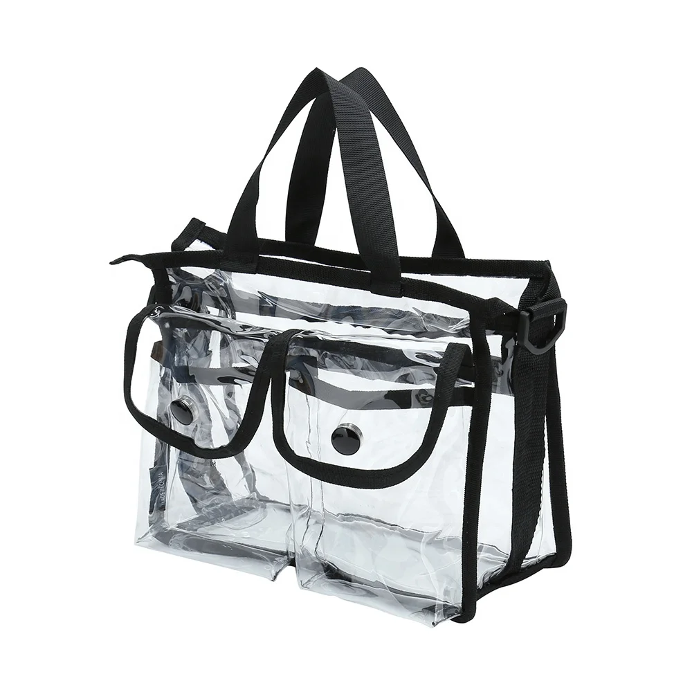 

Clear Cosmetic Case Custom Transparent Waterproof PVC Makeup Bag Makeup Travel Case
