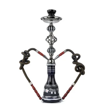 

Arabian Hookah Shisha set large double pipe hookah finished hookah set Smoking accessories, As picture