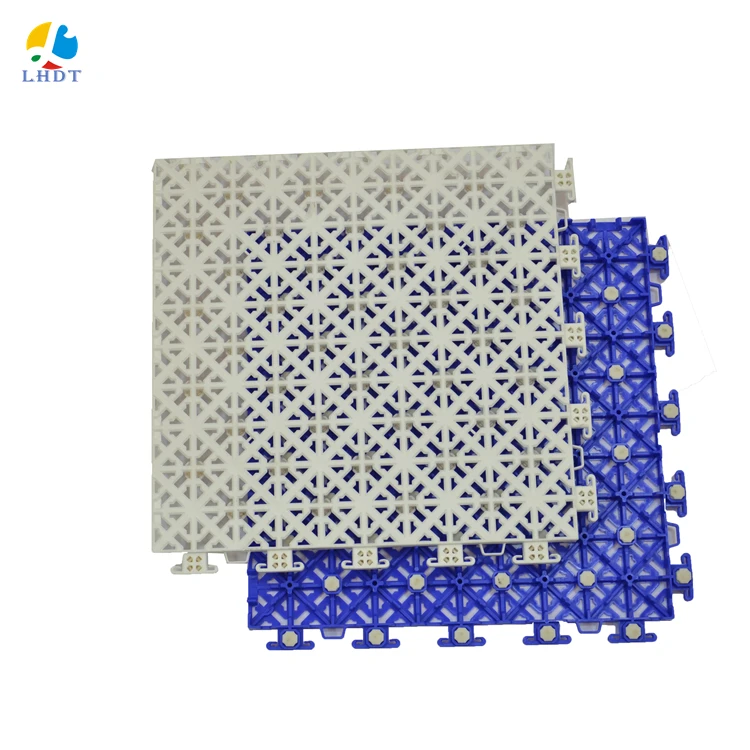 

multi purpose sports flooring plastic floor mat manufacture pp tiles for court widely use pp plastic interlocking tiles, 12 colors