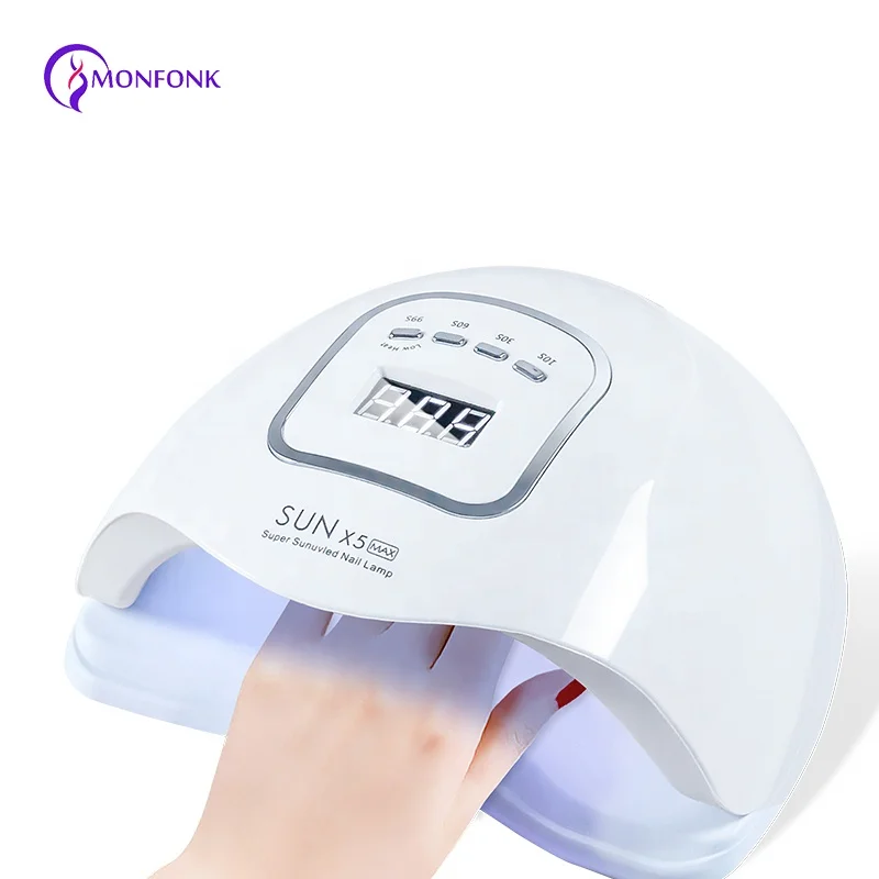 

Sun X5 Max 150w Uv Nail Gel Polish Acrylic Light Dryer Nail Varnish Drying Uv Nail Lamp with Four Timers