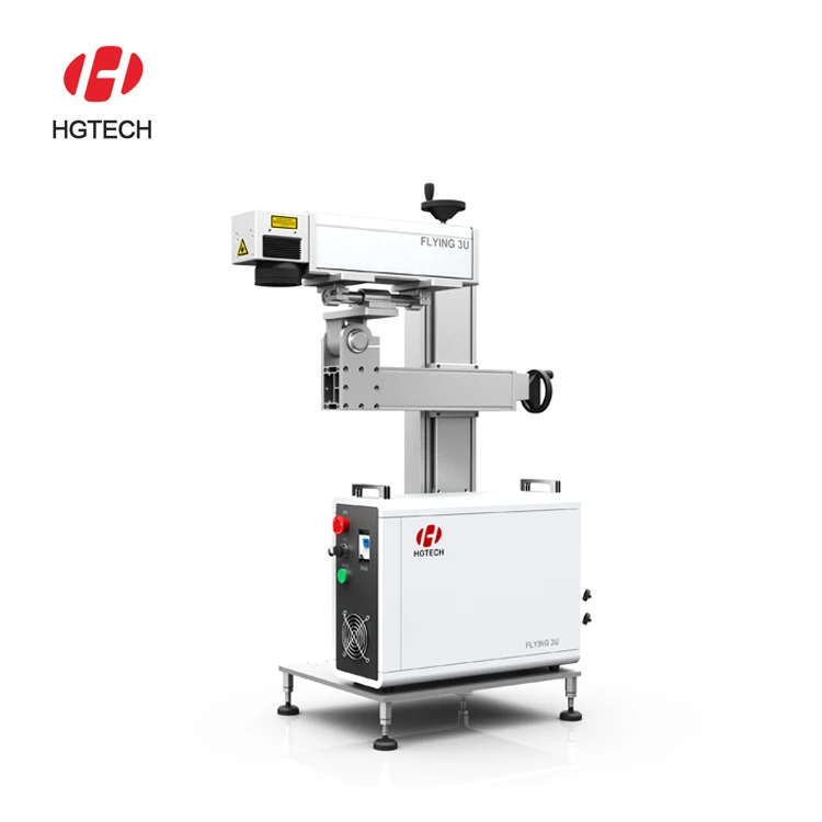 5w Uv FLying Laser Marking Machine For Glass Perfume Bottle Marker With 355nm Wavelength From HGTECH Manufacturer