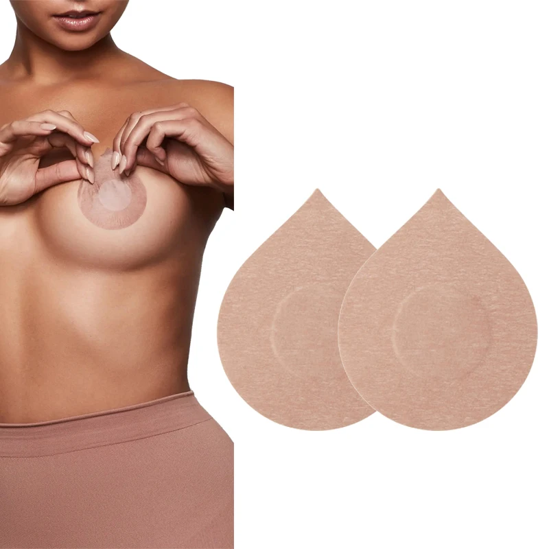 

5 Pairs High Quality Breathable Self-adhesive Non Woven Fabric Lift Breast Nipple Covers