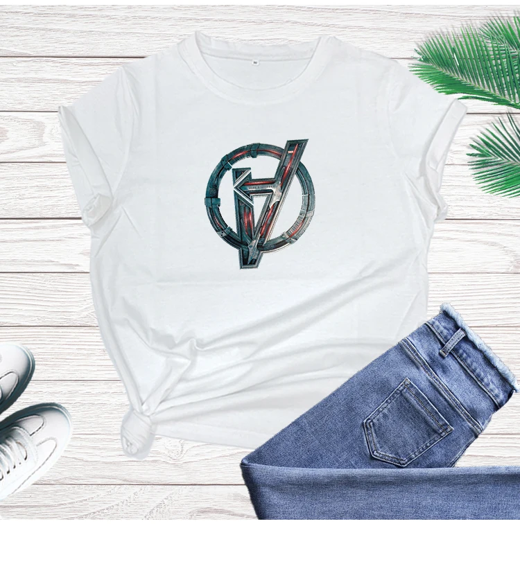

Graphic T Shirts Women Inverted Letter T-shirt Summer Fashion White Tee Shirt Printed 2021 New Female Print Pattern Knitted