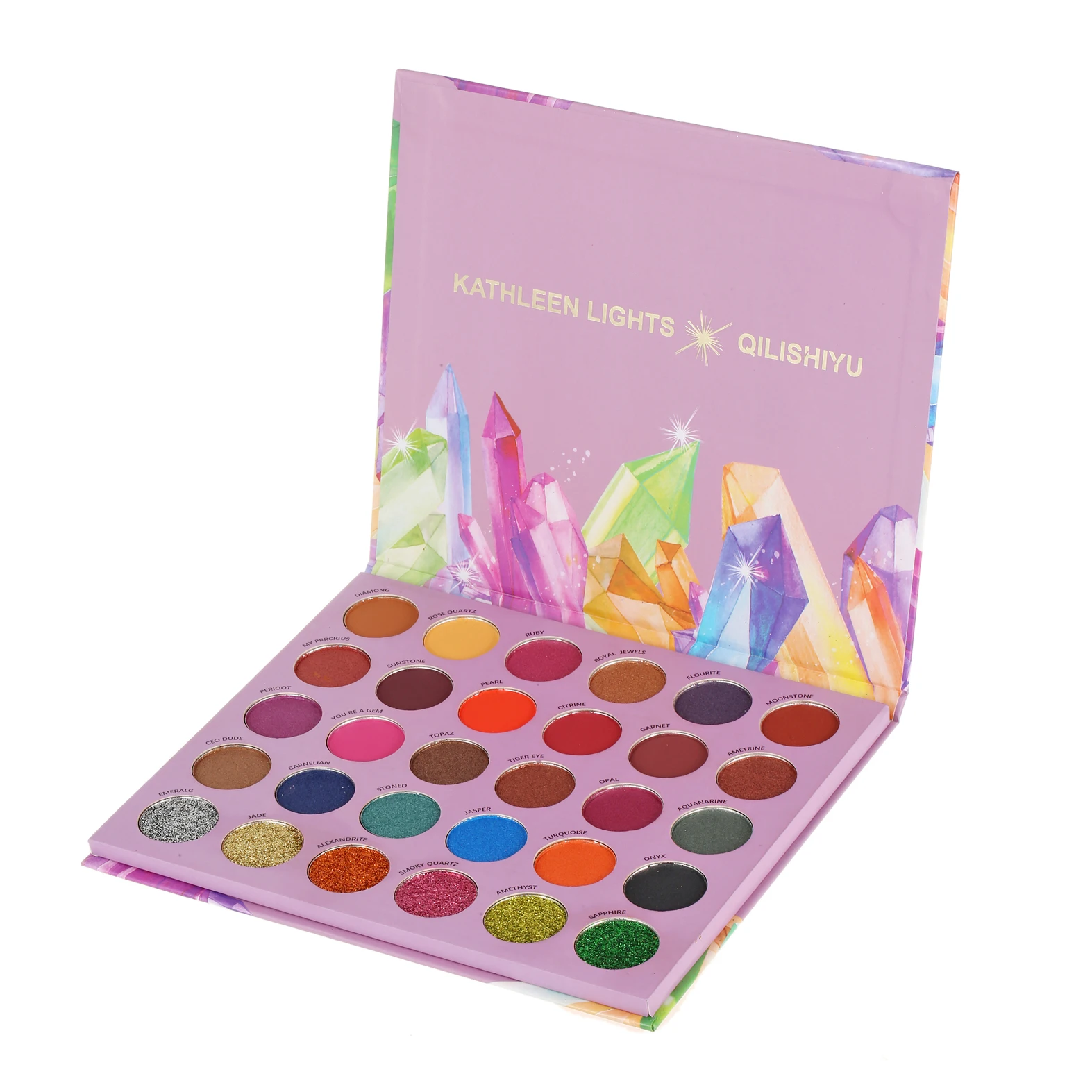 

Custom your own brand Top Selling Natural Shimmer High Pigment cosmetics Glitter makeup Eyeshadow Palette Private Label