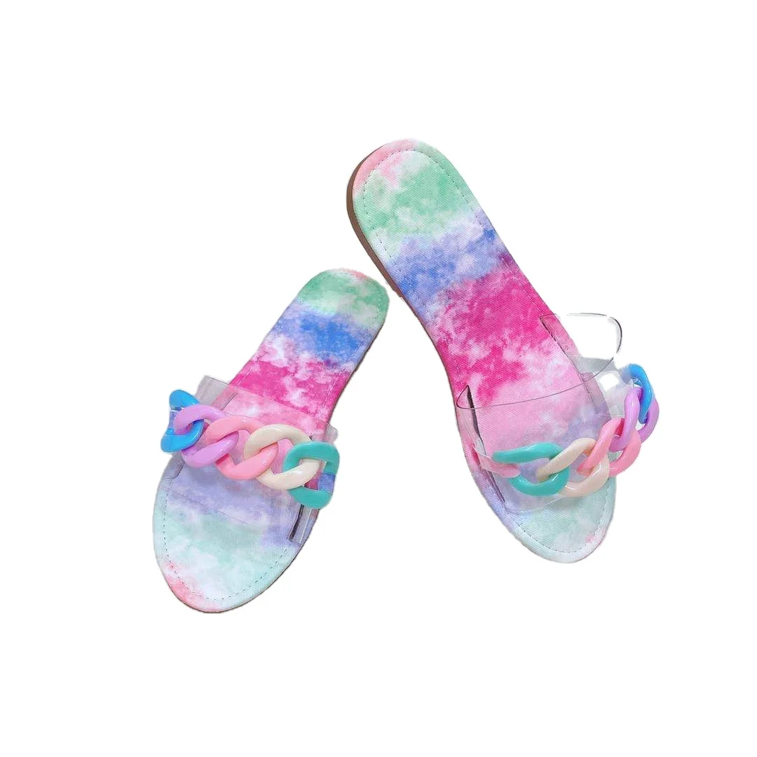 

2021 New women's sandals high quality soft slides female sandals Summer Fashion Women Flat slippers OEM customization
