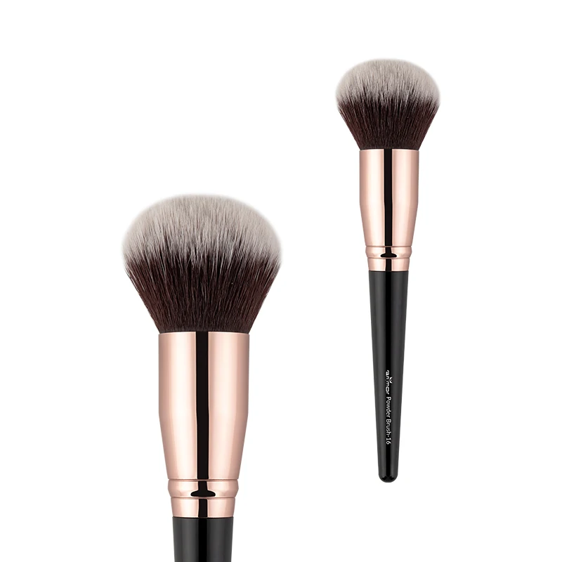 

Anmor Professional Make Up Brushes Set Face Blush Powder Makeup Brush, Black and gray