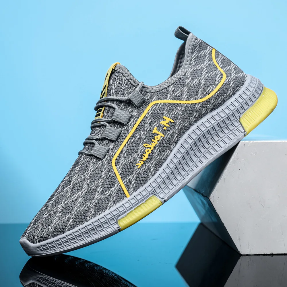 

Wholesale Fashion Breathable Sneakers Sport Shoes For Men New Style, 3 colors