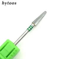 

HYTOOS Tungsten Carbide Burr Nail Drill Bits 3/32" Foot Cuticle Clean Bits For Manicure Nail Drill Accessories Nail Tools