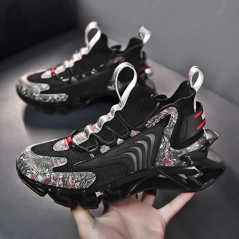 

Trekking Boys Shoes Sports Hip Hop Black Shoes Transpirable Salir Italian Men'S Shoes Casual