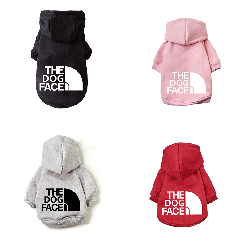 

China Factory Fashion Style Dog Clothes Multi-colors Customized Luxury Dog Face Dog Clothes for Pets, As picture