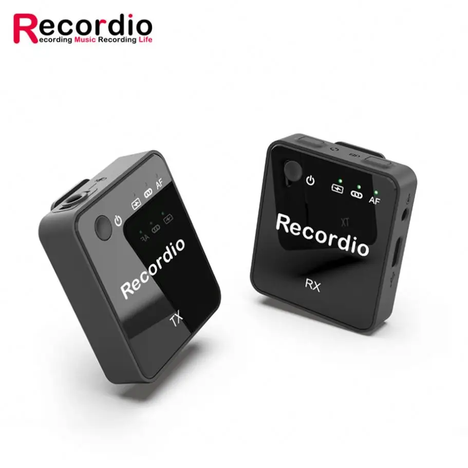 

GAW-810 New Design Tiny Wireless Microphone For Live Streaming Vlog Podcast With Low Price