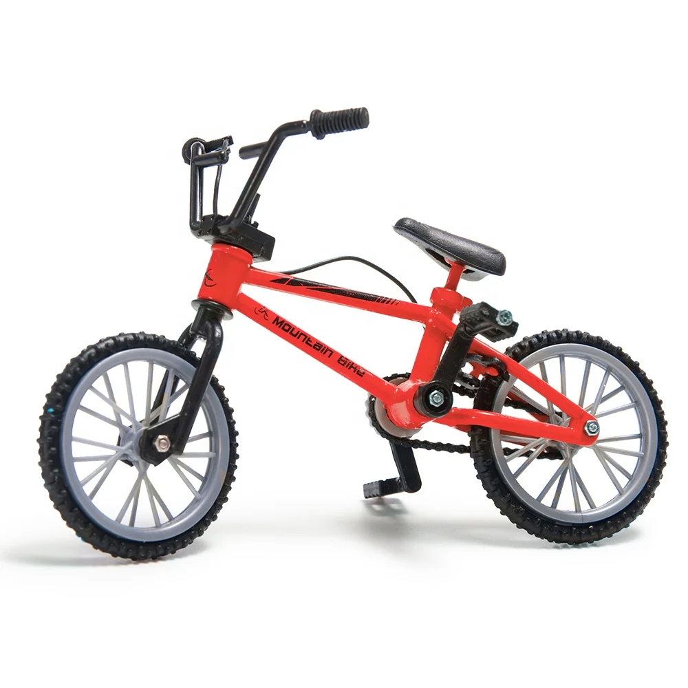 

Simulation Alloy Finger Bmx Bike Mini Size Finger Board bicycle Toys With Brake Rope Children Gift