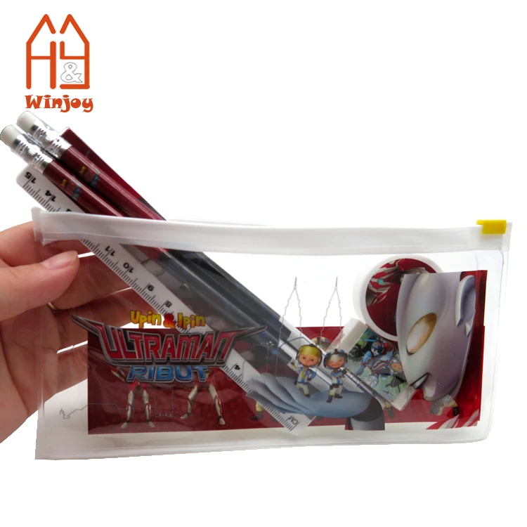 Custom China School Stationery Set With Blister Card Packing. Back To