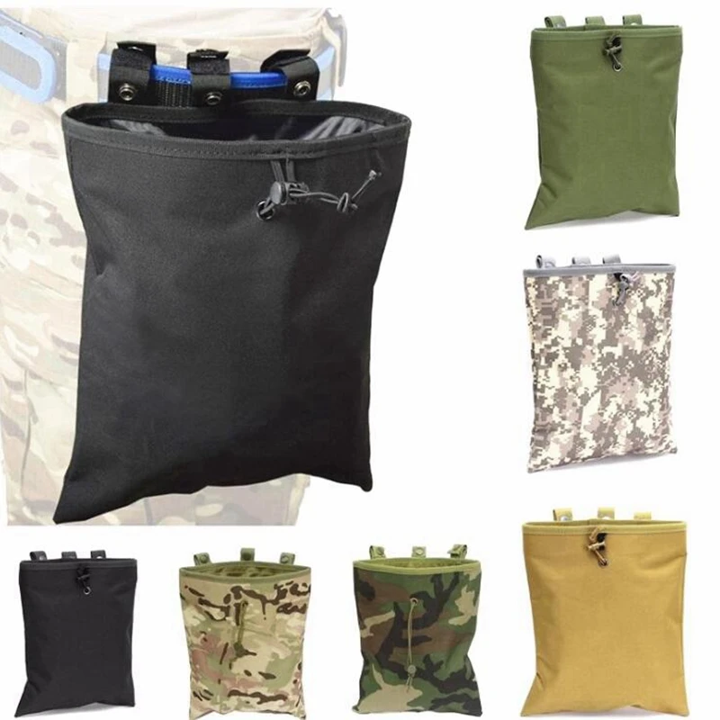 

Camping custom molle drawstring pouch bag edc bag dump magazine pouch, Camo sundry pouch