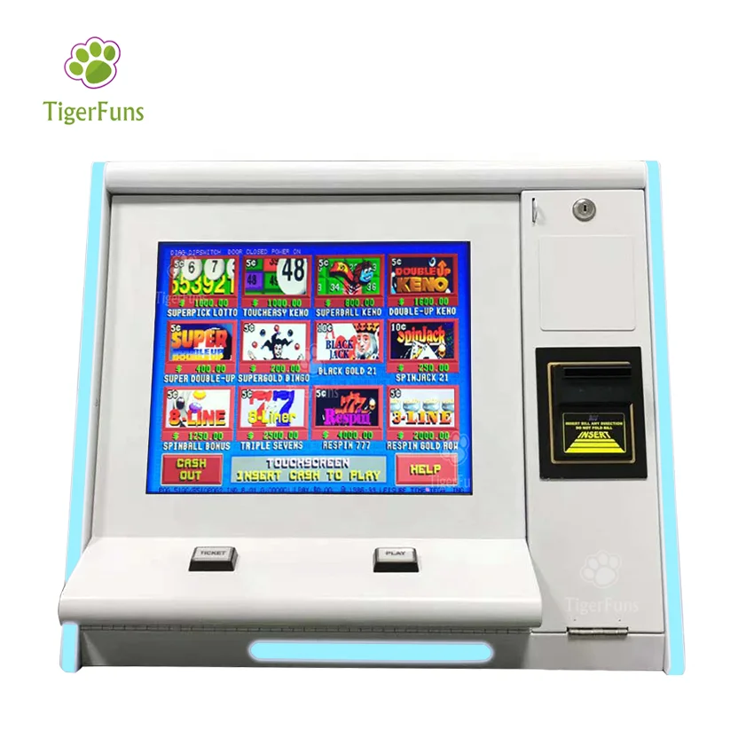 

POT of gold slot machine/game board gambling machine slot machine casino vedio games for sale, White/black