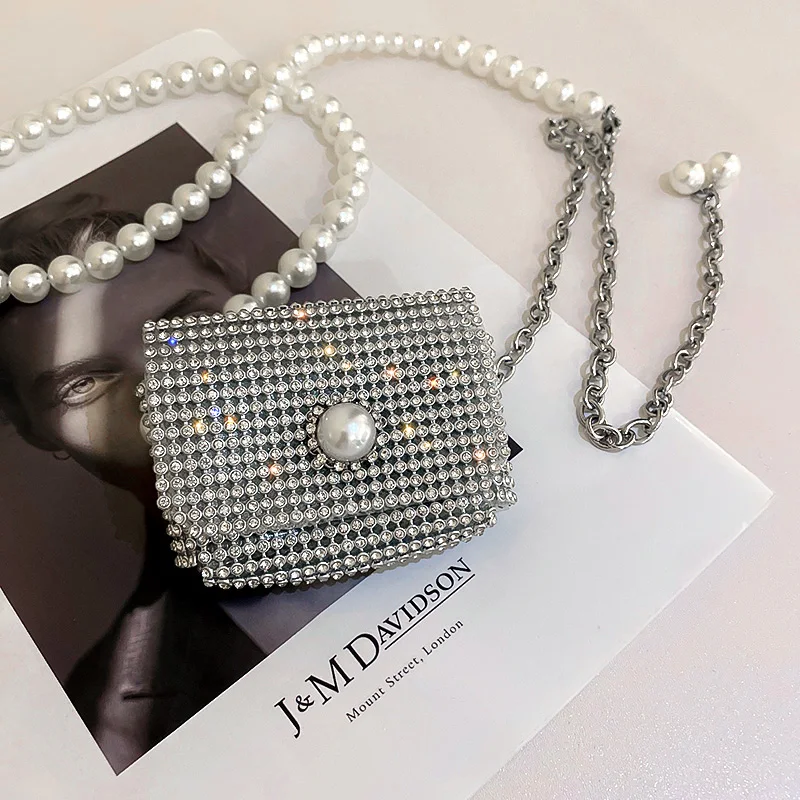 

2021 fashion luxury crystal hand bag women