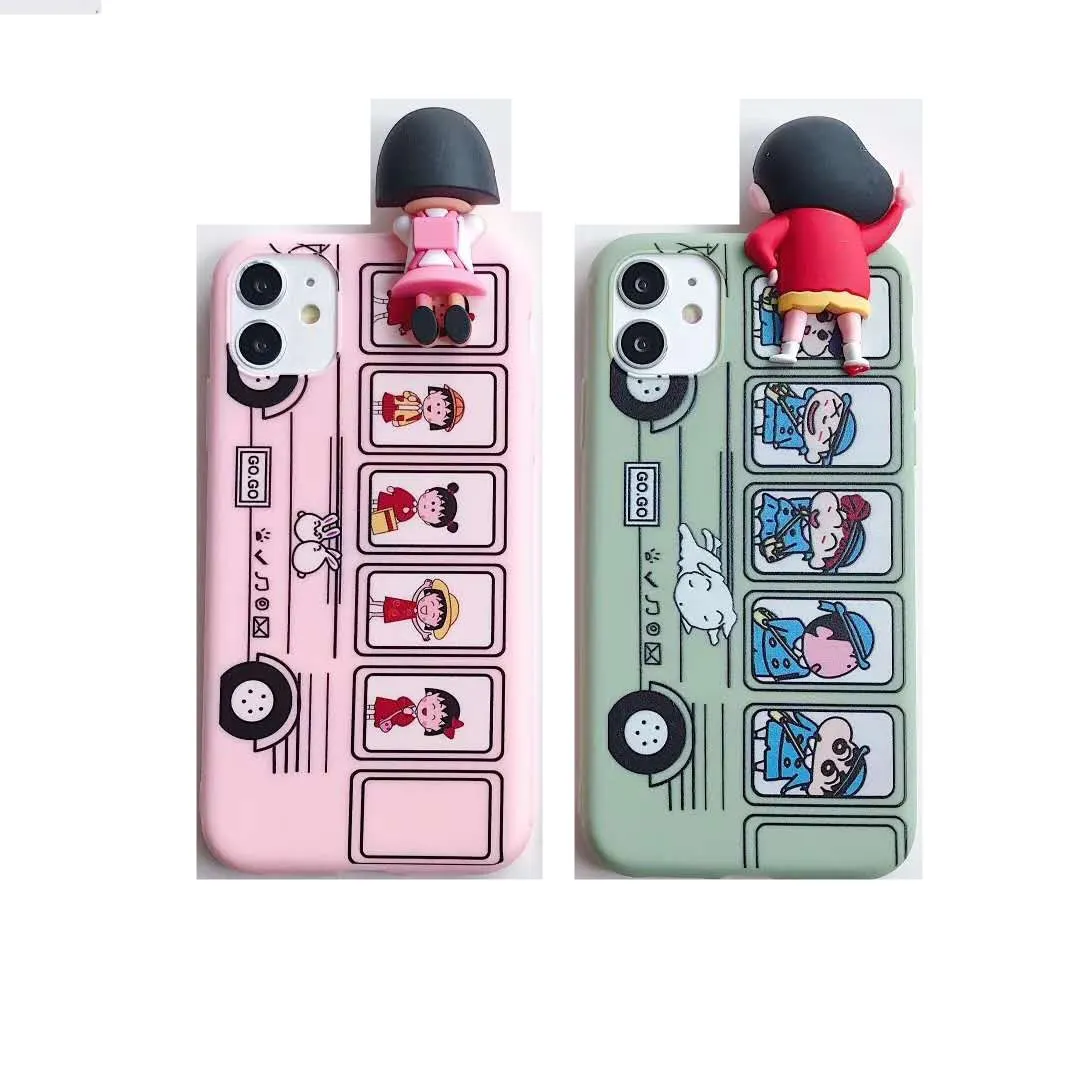 

Cute Case For Cartoon Dinosaur Mobile Phone Cover 3D Lying Stand Soft Shell