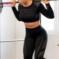 

New Sport Wear Set Tracksuit Women 2 Piece Jogging Suit Set Yoga Sets Plain Sportsuit Fitness
