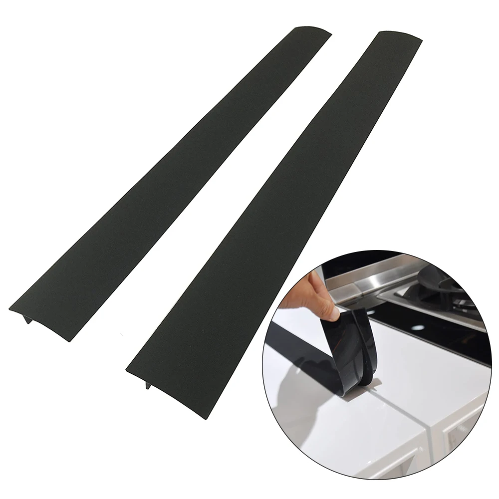 

Heat Resistant Oven Gap Filler Seals Gaps Cover Silicone Stove Gas Cooktop Counter Gap Covers