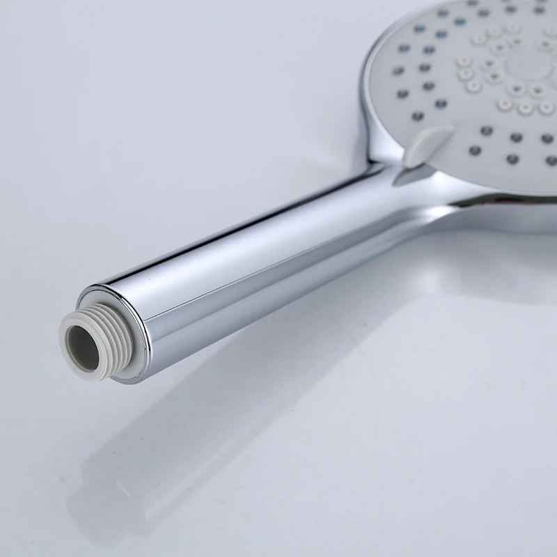 Abs Plastic Automatic Descaling Shower Head For Bathroom Three-speed