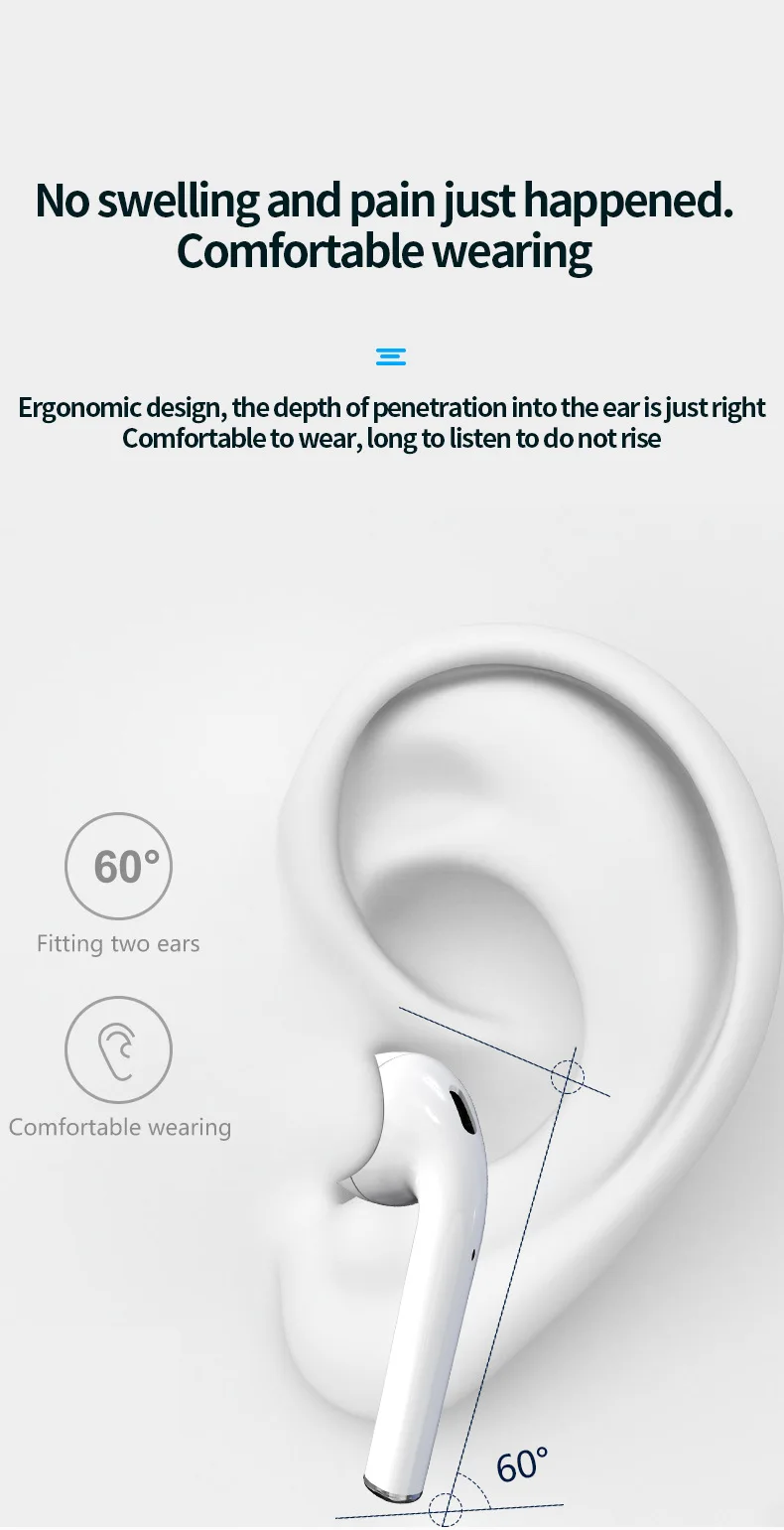 Wireless headphones OEM Brand Headset Factory Manufacturer 2020 New Hot Sale  I7S I12 Inpods12 TWS bluetooth Earphone wireless