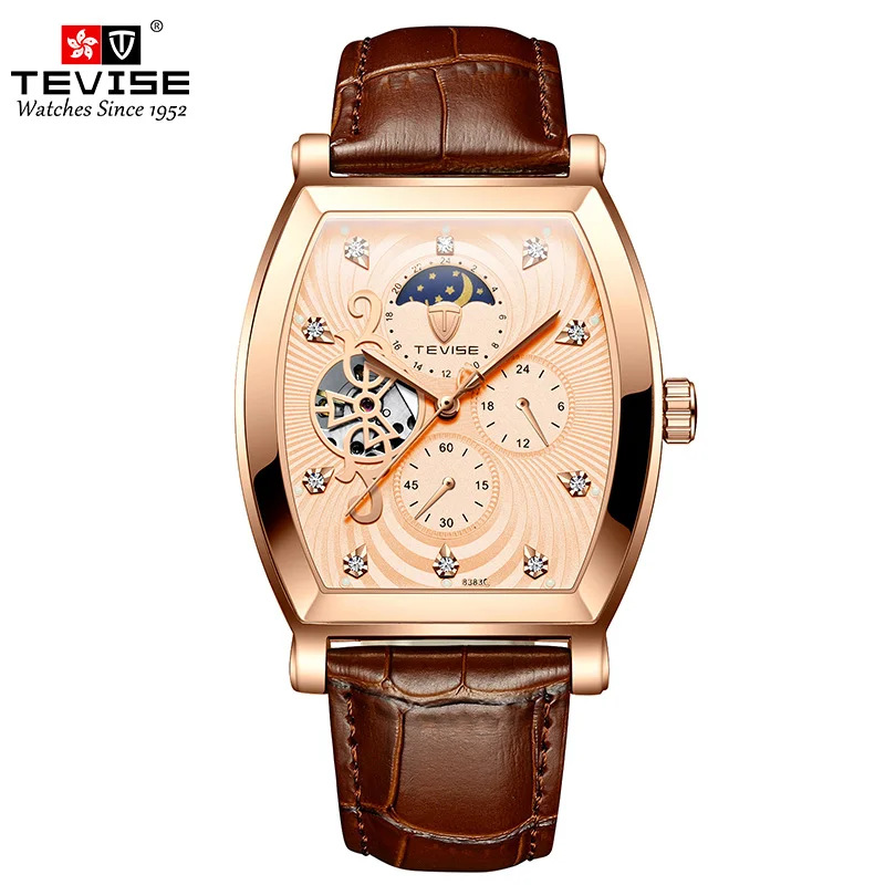 

Custom Logo Original Luxury Brand Automatic Mechanical Tourbillon Watch Male Wrist Watch Men Cheap, Optional