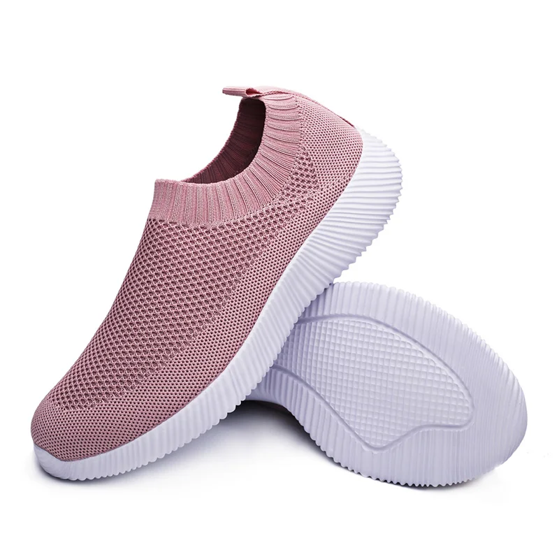 

Wholesale Womens Slip On Walking Ladies Casual Nurse Sock Sneakers Sport Shoes Women's Fashion Sneakers Dance Shoes