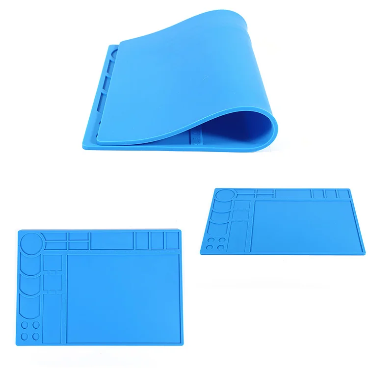 

Heat Resistant Desk Mat Soldering Insulation Mobile Phone Repair Tools Silicone Mat