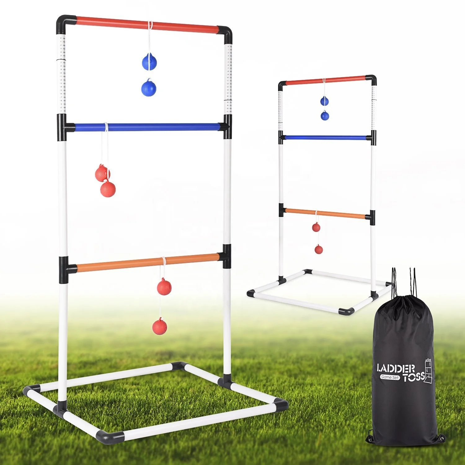 Wholesale Indoor / Outdoor Ladder Toss Game Set With 6 Rubber Bolos ...