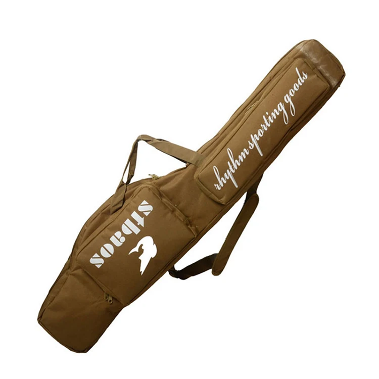 

Outdoor Camouflage One-Shoulder Fishing Rod Bag Double-Layer Fishing Bag Camouflage Fishing Bag, Customized color