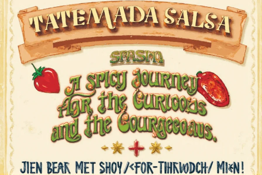 tatemada salsa a spicy journey for the curious and the courageous