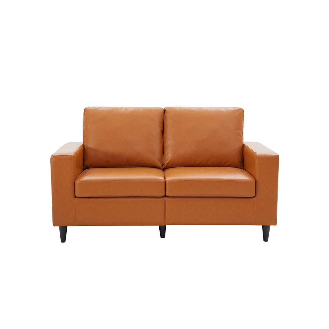 

Comfort Fashionable PU Leather Two Seater Love Seat Sofa Living Room Furniture, Optional