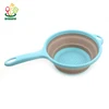 Hot Sale 100% Food Grade Colander Strainer Set Plastic Silicone Collapsible Colander
