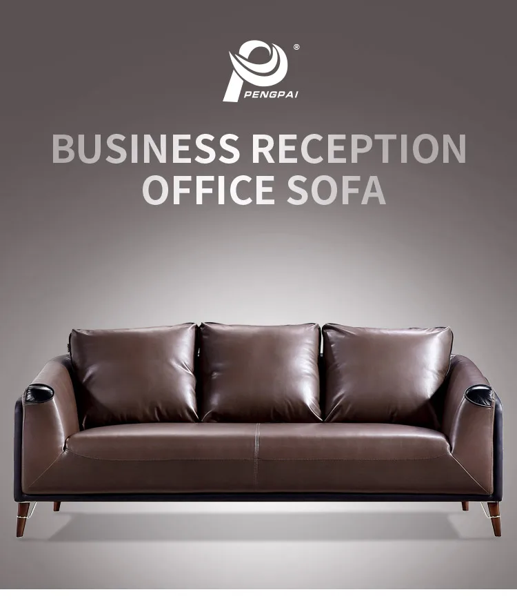 Pengpai Low Price Lazy Boy Genuine 3 2 1 Tufted Leather Set Sofa