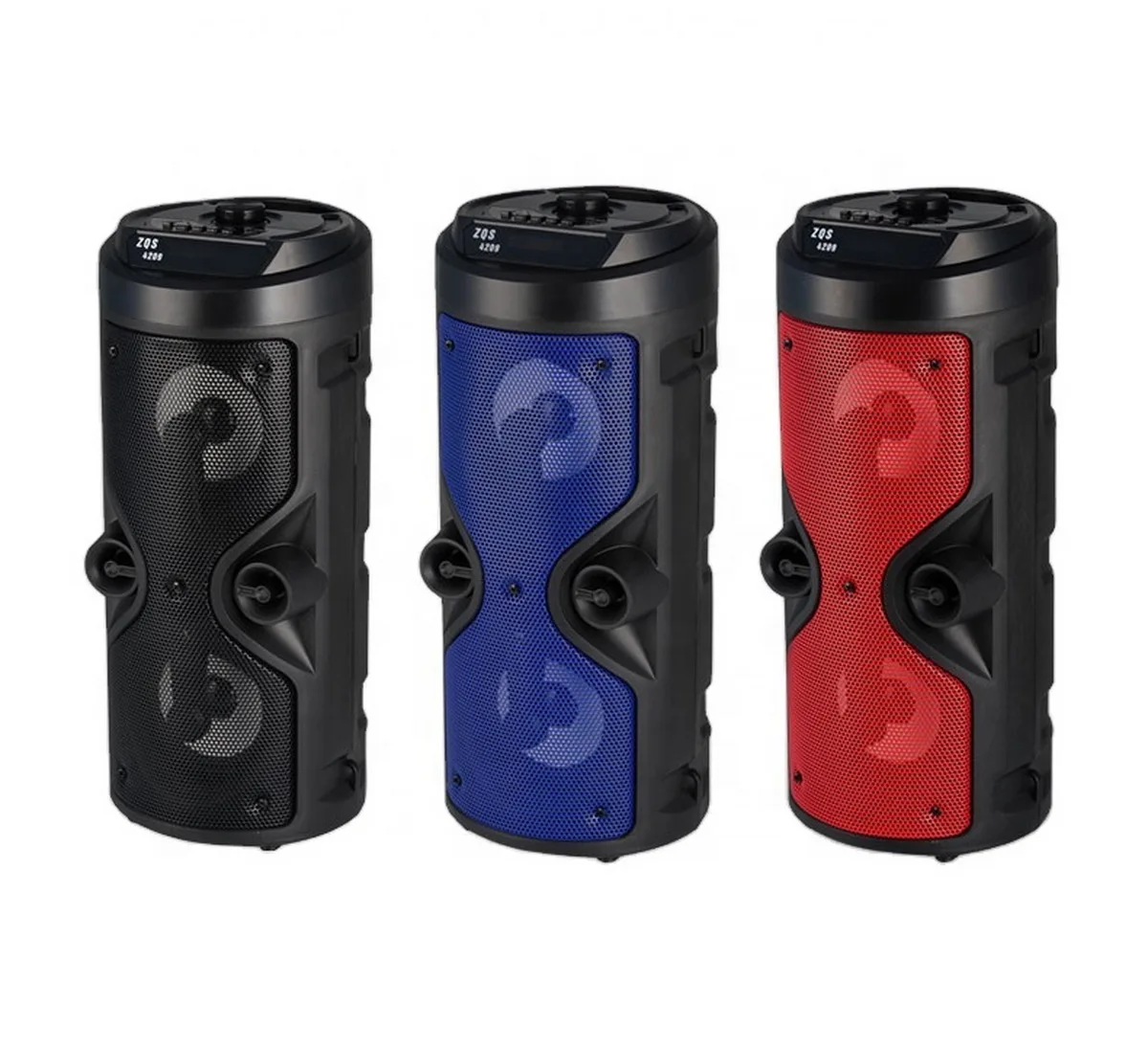

ZQS-4209 hot sale quality sound portable box speaker with Karaok system ZQS-4210