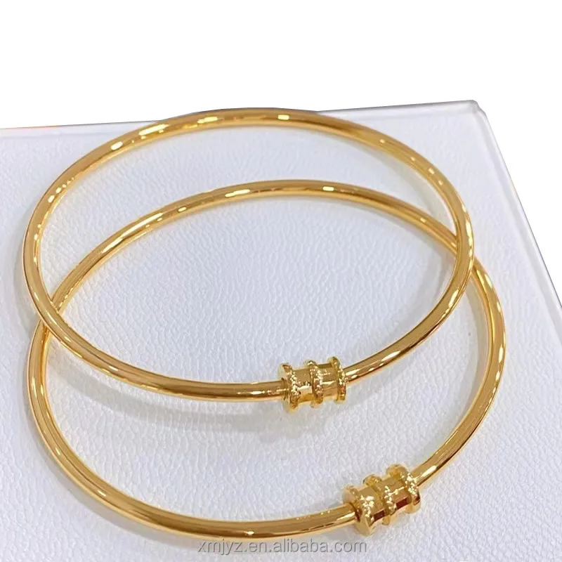 

Certified In Stock Wholesale 5G Gold Small Waist Variety Bracelet 999 Pure Gold Goddess 24K Hard Gold Bracelet