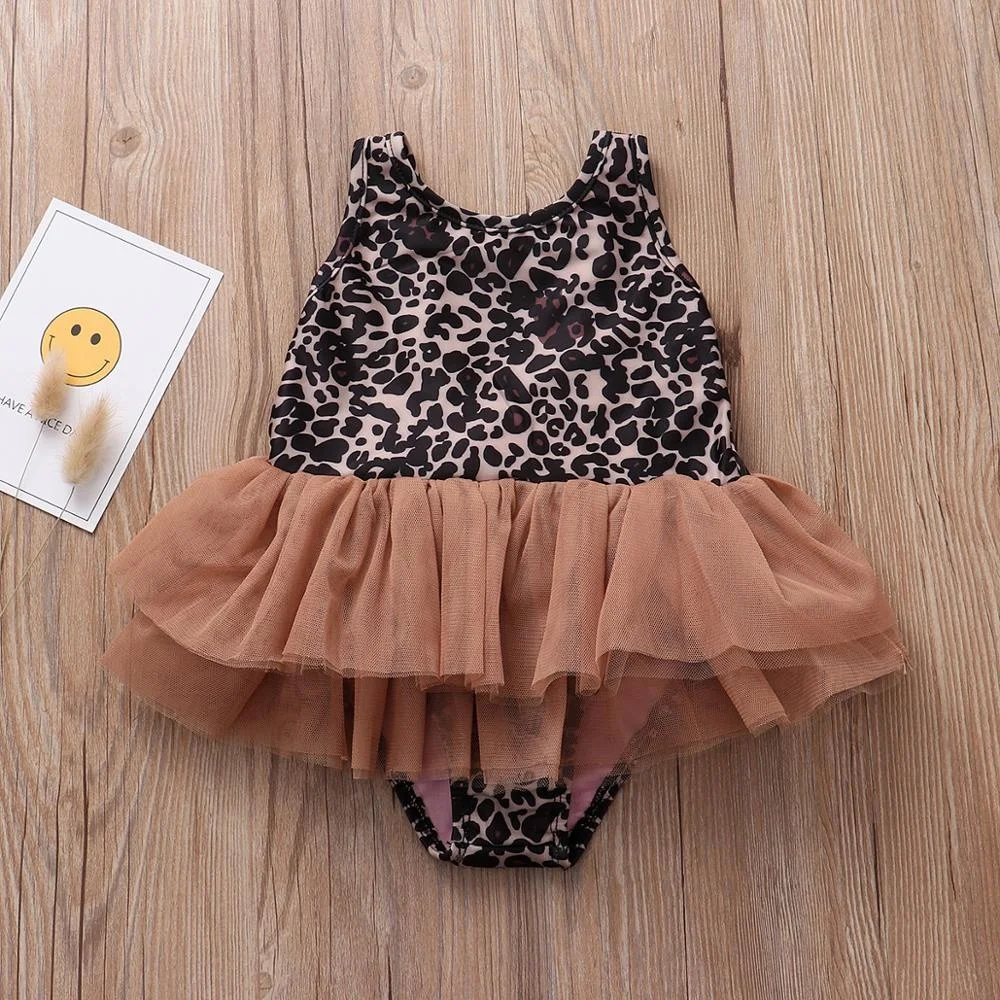 little girl leopard dress