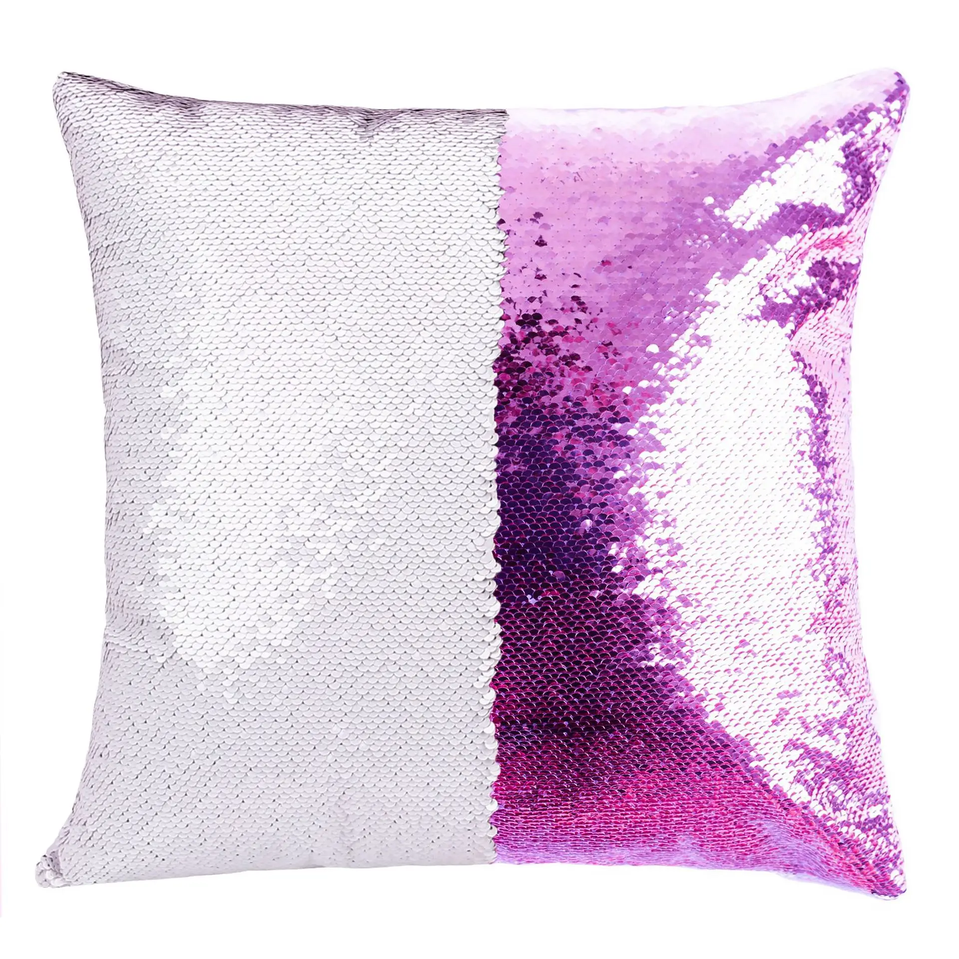 Sequin Pillow case Sublimation Blanks Heat Press 16x16 Reversible Throw Pillow Covers Cushion Cover