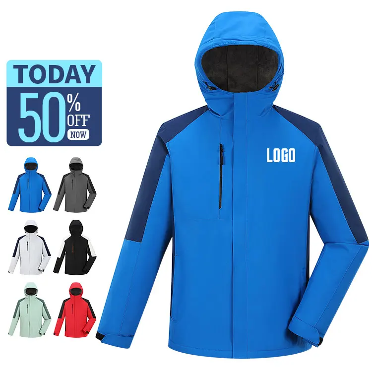Hot Selling Blank Logo Sport Men Polyester Autumn Jacket Polar Fleece Polyester Winter Durable Plush Outdoor Jacket for Adult