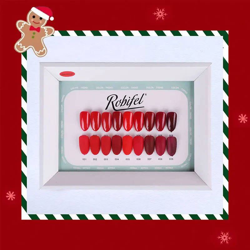 

robifel Christmas suit set box uv gel nail polish gel organic uv non toxic organic uv gel