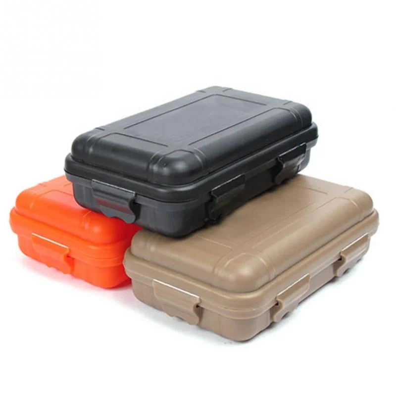 

Survival Airtight Case Holder For Storage Matches Small Tools EDC Travel Sealed Containers Outdoor Shockproof Waterproof Boxes