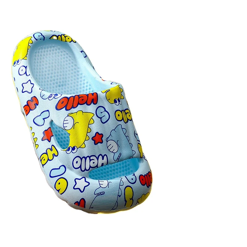 

2021 Summer Wholesale OEM China Factory Colorful Cute Printed EVA Kids Clogs Shoe Slipper yezzy Sandal